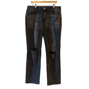 Fashion Nova Flare Women's Size 14 Dark Wash Denim Jeans NWT